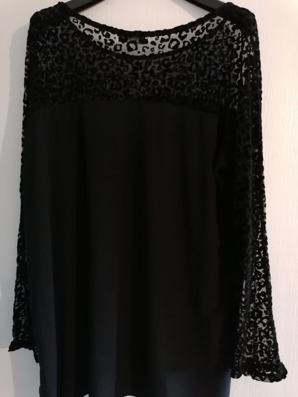 Wallis Top Size M 40 Inch Bust 27 Long Black Long Sleeves Super Soft - Picture 7 of 12
